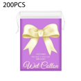 thumbnail image 1 of 80/200 Pcs Compresse Humide Cosmétique Jetable en Coton Tampons Maquillage Soins de la Peau Extensible, 1 of 8