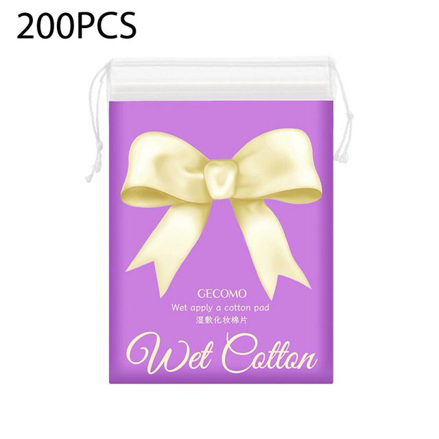 80/200 Pcs Compresse Humide Cosmétique Jetable en Coton Tampons Maquillage Soins de la Peau Extensible