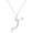 Silver, variant on Volleyball Player Silhouette Pendant Necklace for Women - 2 Colors (Gold/Silver) High Polished Stainless Steel Sports Jewelry for Volleyball Fans & Gifts