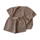 thumbnail image 1 of Gibobby Conjunto de dos piezas de pantalón para bebé Ropa de casa de manga corta de punto suelto para bebé, traje de Color sólido, conjunto deportivo(Marrón, 3-4 Años), 1 of 4