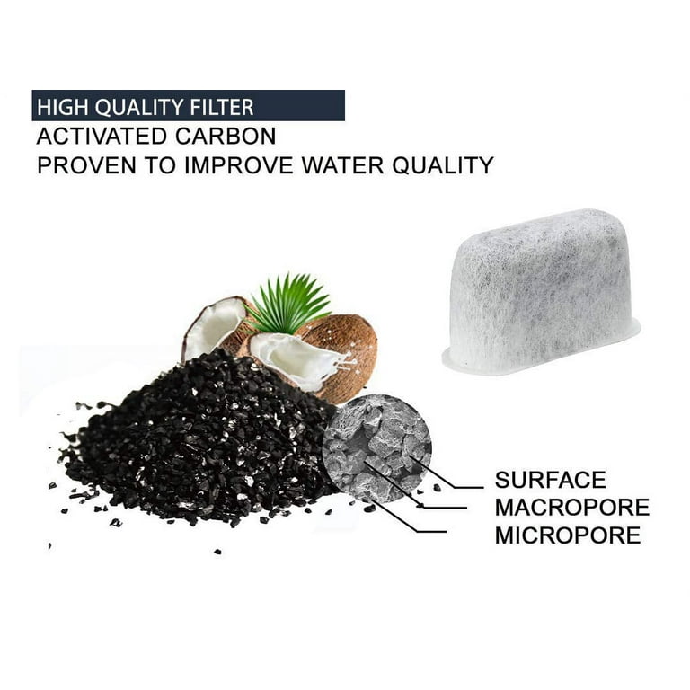 GoldTone Combo Pack 8 12 Cup Coffee Filter 12 Charcoal Filters for Cuisinart Replaces 4 Cone Water Filter Walmart