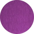 thumbnail image 1 of Ahgly Company Indoor Round Abstract Purple Contemporary Area Rugs, 7' Round, 1 of 4