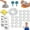 120Pcs, variant on Reusable Aluminum Foil Covers, 30/50/60/120Pcs Pop-up Tin Foil Food Insulation Cover, Elastic Stretchable Heat Storage Shield Lids, Aluminum Foil Food Covers for Kitchen Plate
