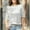 White Womens Tops 17, variant on Summer Saving Wycnly Womens Summer Tops Elbow-Length Crewneck Solid Shirts Loose Night Party Club Going Out Sequin Blouse Rose Gold L Up to 65% off