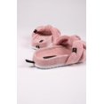 thumbnail image 2 of Pretty You London Women's Ariel Hard Soled Knot Slider Slipper in Pink, 2 of 5