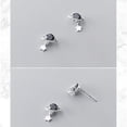 thumbnail image 3 of Pendientes de mujer Jumpingount 2 piezas Plata AP016227-01, 3 of 6