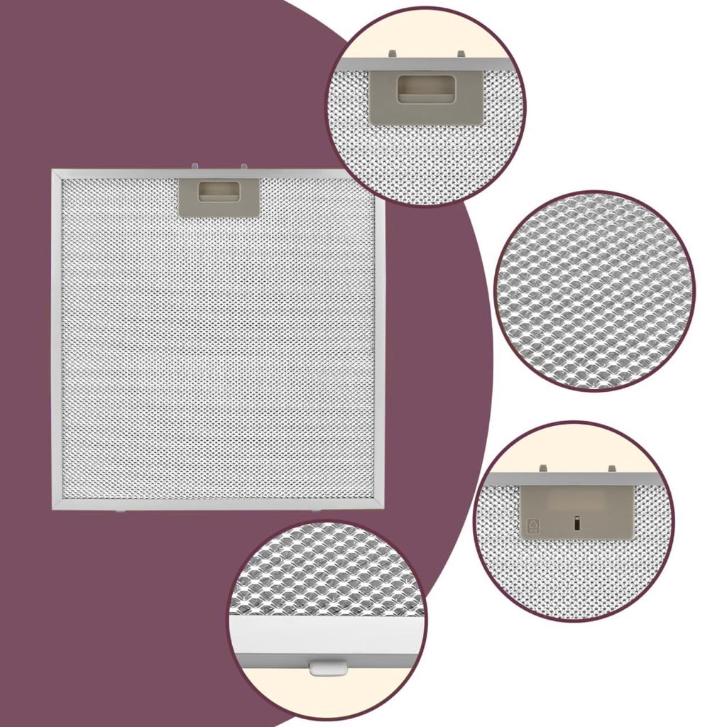 Sinyiin Superior Kitchen Range Hood Grease Filter 13.75 Inch Square Size Metal Screen