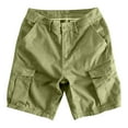 thumbnail image 5 of 2025 Cargo Shorts for Men 5 Inch Relaxed Fit Button-Fly Quick Dry Stretch Lightweight Tactical Wear Hiking with Multi Pockets, 5 of 6
