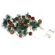 thumbnail image 1 of Conos de pino navideños, 20 luces LED de cadena, cadena de luces decorativas de 6,6 pies para interiores y exteriores, 1 of 5