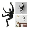 thumbnail image 3 of Escultura de pared hombre de escalada resina Gloria 14x7x25.7cm, 3 of 9