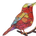 thumbnail image 2 of YAHHU Birds On Branch Desktop Ornaments Iron Double Painted Bird Colorful Figurine Tablet Home Office Decor Knick-Knacks Vivid Metal Art Gifts for Indoor Decoration 2 Birds (7.09 inches / 18.0 cm), 2 of 4