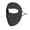 Black, variant on Full Face UV Sun Mask, Breathable Cooling Cover with Adjustable Ear Loops, Washable Reusable Outdoor Protection for Running Cycling Hiking
