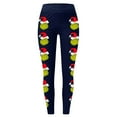 thumbnail image 4 of WILLBEST Leggings de Yoga de Cintura Alta para Mujer, con Estampado Navideño, Mallas de control, Deportivas, de Dibujos Animados, Verdes, Atléticas, Cómodas Y Elásticas. Chica, 4 of 4