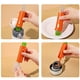 thumbnail image 3 of 4 Piezas Mini Cepillo de Limpieza para Tapas de Tazas 3 en 1 Cepillo Limpiador de Botellas en Forma de Zanahoria Limpiador de Botellas de Agua Multiusos Ayudante de Limpieza Portátil para Ranura de, 3 of 5