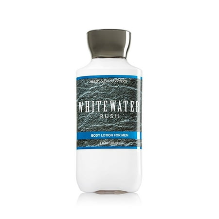 Bath and Body Works Mens Body Lotion Whitewater Rush 8 Ounce Retired Fragrance Full (Best Bath And Body Works Fragrance)
