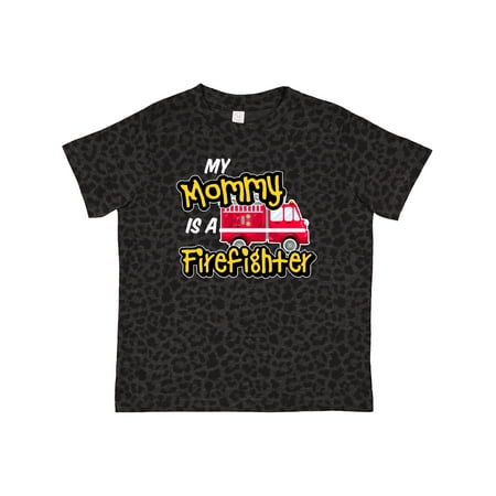 

Inktastic My Mommy is a Firefighter with Fire Truck Gift Toddler Boy or Toddler Girl T-Shirt