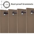 thumbnail image 2 of Rideaux Intérieurs Extérieurs pour Patio \ Panneau de Rideau à Oeillets Bloquant le Soleil pour Intimité, Rideaux Résistants aux Intempéries pour Gazebo, Véranda avant, Pergola, Kaki G x H Panneau, 2 of 8