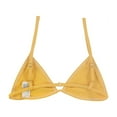 thumbnail image 2 of Tavik Womens Jett Contrast Stitch Bikini Swim Top, Yellow, Medium, 2 of 2