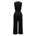 thumbnail image 6 of JFGHDG Sleeveless Jumpsuit for Womens Dressy Casual 2026 One Piece Romper Outfits Black S, 6 of 7