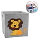 thumbnail image 5 of Canasta de Almacenamiento de Fieltro de Animal Apilable Plegable Rectangular para Habitación de Niños Ropa Libros Armario Organizador Cajas de Almacen León Soledad Contenedor de cesta de almacenamiento, 5 of 9