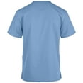 thumbnail image 2 of Panda Uniform by HeedFit Women’s V-Neck Scrub Top, Two Patch Pockets, 7XL, Ceil Blue, 2 of 4