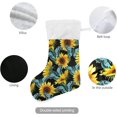 thumbnail image 3 of Coolnut Christmas Stocking Personalized Sunflower Large Candy Stocking Hanging Gift Xmas Stockings Decoration 2PCS for Family Holiday Party Ornaments Decor Fireplace, 3 of 7