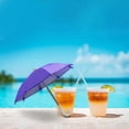 thumbnail image 3 of 2x Universal Para Teléfono Parasol Cubierta Ligera Para Exteriores Color Morado 2 piezas, 3 of 8