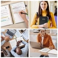 thumbnail image 5 of AGCAN Lined Spiral Journal Notebook, 5.7"x 8.2" 5 Subject Notebook with Removable Dividers & Tabs, 150 Sheets College Ruled Notebook for Women, Men, Office, School, Black, 5 of 8