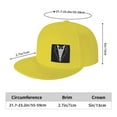 thumbnail image 3 of Tuxedo Flat Bill Hats for Men Snapback Skull Skateboard Hats Baseball Cap, 3 of 7