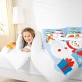 thumbnail image 4 of Manfei Cute Snowman Bedding Comforter Set,Cartoon Christmas Tree Twin Comforter Sets,Bkids Xmas Gifts Bedding Set For Girls Kids,Ultra Soft Home Decor Reversible,2pcs, 4 of 8