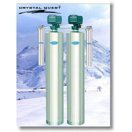 CRYSTAL QUESTA Turbidity and Multistage Whole House Stainless Steel Water Filter System 2.0 Cu. Ft./1,000,000 Gallon Capacity