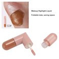 thumbnail image 4 of Dual End Liquid Highlighter Contour and Highlight, Foldable Tube Design, Two Colors, 4 of 7