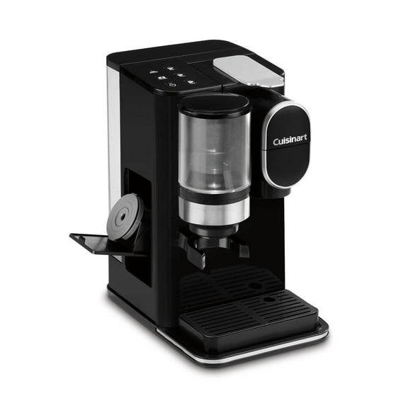 Cuisinart Grind & Brew Classic Black Single Serve Coffee Maker with Built-In Grinder