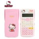 thumbnail image 2 of Calculadora electrónica de Hello Kitty para escritorio, hogar, oficina, escuela, herramienta de contabilidad financiera, diapositivas, funciones científicas, cálculo, regalos, 2 of 5