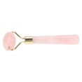 thumbnail image 3 of Rodillo de masaje facial de cuarzo rosa: herramienta de belleza natural para relajación y cuidado de la piel, 3 of 10