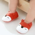 thumbnail image 4 of Wuxian Toddler Kids Slippers House Shoes Cute Cartoon Printing Slipper For Home Indoor Winter Bedroom Non Soft Warm Sport Sandals,Orange,12-24 Months, 4 of 6