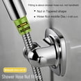 thumbnail image 5 of Wall Mount Handheld Shower Head Holder，5 Angles Adjustable，Concealed Adhesive Mount，Screw Alternative(Black), 5 of 8