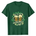 thumbnail image 3 of Mens St Patricks Day Shirt Irish Lucky Shamrock Print T Shirt Clover Saint Patricks Day Short Sleeve Tee Tops, 3 of 4