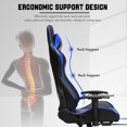 thumbnail image 3 of Hoffree Big and Tall Office Chair, Ergonomic PU Leather Executive High Back Desk Chair with Lumbar Support, Heavy Duty Extra Wide Seat Thick Padded Chairs, 3 of 10