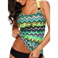 thumbnail image 2 of Haut de Tankini à Dos Nageur à Rayures Imprimées pour Femmes Sans Bas S - TTTG, 2 of 6