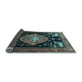 thumbnail image 2 of Ahgly Company Indoor Square Animal Light Blue Traditional Area Rugs, 4' Square, 2 of 4