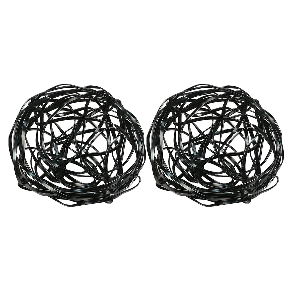 8 pcs  Floral Cage Flower Arrangement Holder Aluminum Alloy Wire Flower Arranger Flower Fixed Tools Floral Lid Organizer for Flower Arrangement Fixation Black