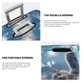 thumbnail image 4 of Skydiving Cat Fisheye View Luggage Cover Anti Scratch, Elastic Suitcase Protector Suitcase Covers for Luggage Fits 18-32 Inch Luggage, 4 of 5