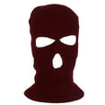 Elbourn 3Hole Knitted Full Face Cover Ski Mask, Winter Balaclava Warm