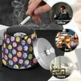 thumbnail image 4 of Yayeee Ashtray with Lid for Cigarette Smokeless Stainless Steel Home Ash Holder, Colorful Candies, 4 of 7