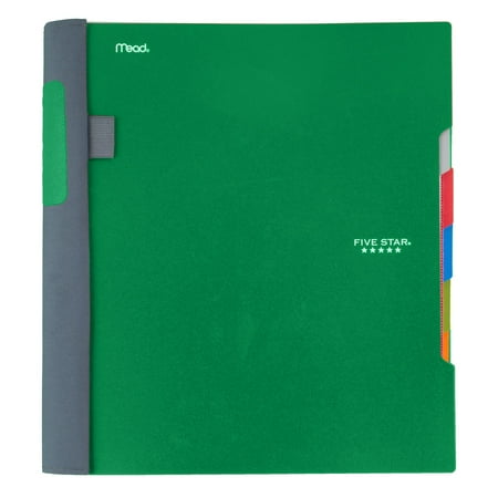Five Star Advance Spiral Notebook + Study App, 5 Subject, College Ruled, 8.5" x 11"
