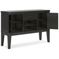 thumbnail image 5 of Signature Design by Ashley Galliden Black & Light Brown Dining Server, 5 of 12