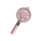 thumbnail image 2 of Ventilador atomizador Rociador de agua Ventilador de enfriamiento por nebulización Dispositivo humectante humidificador recargable USB, rosa Jumpingount  HA006067-02, 2 of 6