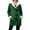 Green, variant on Winter Jackets for Women Sherpa Lined Jacket Duffle Toggle Coat Color:Khaki Size:XXXS