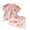 Pink, variant on Toddler Pj Shorts Girls Pajamas Summer Toddler Girl Pajamas Sets Short Sleeve Girls' Cute Sleepwear Pjs Yellow Size,4-5 Years